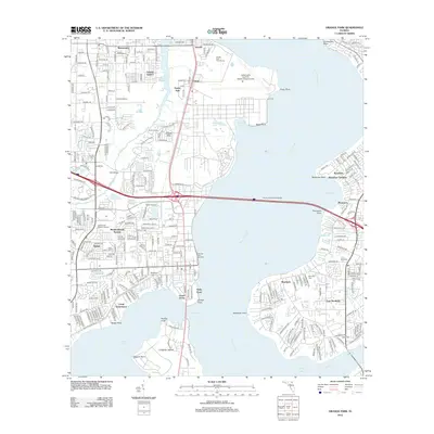 2012 Map of Orange Park, 2012 Print