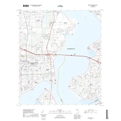 2018 Map of Orange Park, 2018 Print