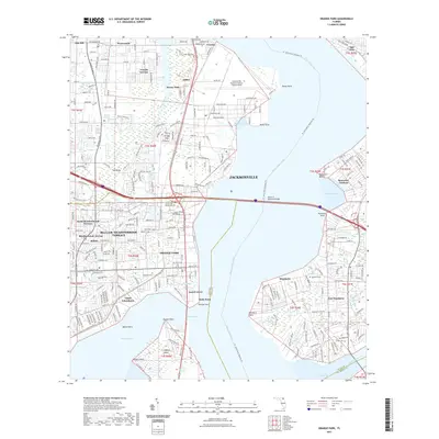 2021 Map of Orange Park, 2021 Print