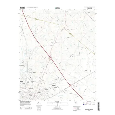 2014 Map of Orangeburg North, 2014 Print