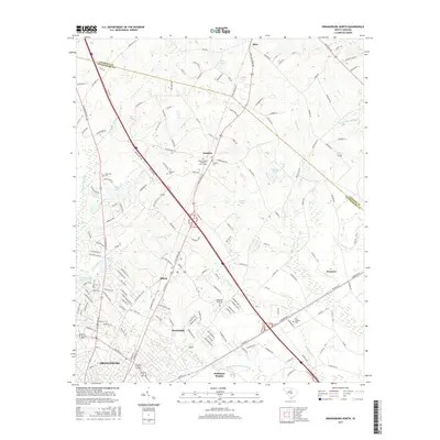 2017 Map of Orangeburg North, 2017 Print