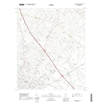 2020 Map of Orangeburg North, 2020 Print