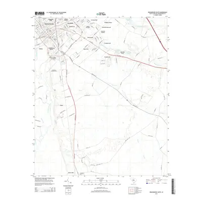 2014 Map of Orangeburg South, 2014 Print