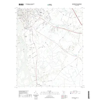 2020 Map of Orangeburg South, 2020 Print