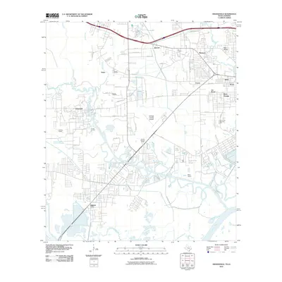 2010 Map of Orangefield, 2010 Print