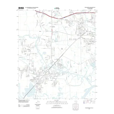 2012 Map of Orangefield, 2012 Print