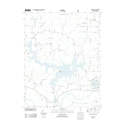 2012 Map of Oraville, 2012 Print