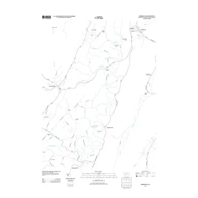 2013 Map of Orbisonia, 2013 Print