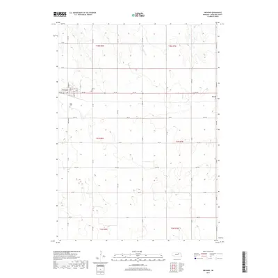 2017 Map of Orchard, 2017 Print