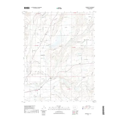 2019 Map of Orchard City, 2019 Print