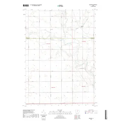 2018 Map of Orchard, 2018 Print