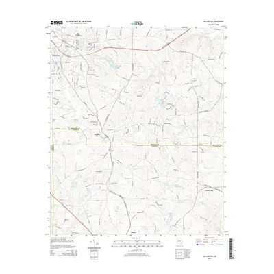 2014 Map of Orchard Hill, 2014 Print