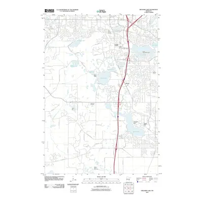 2010 Map of Orchard Lake, 2010 Print
