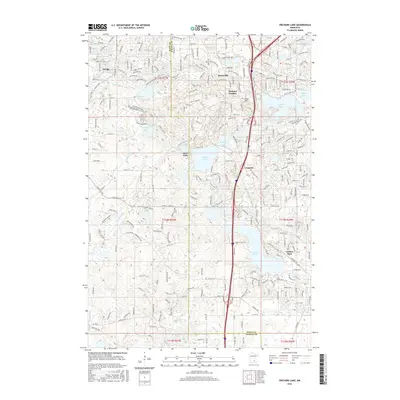 2016 Map of Orchard Lake, 2016 Print