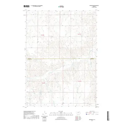 2017 Map of Orchard NW, 2017 Print