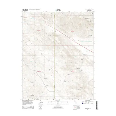 2015 Map of Orchard Peak, 2015 Print