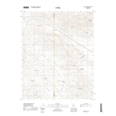 2018 Map of Orchard Peak, 2018 Print
