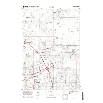 2013 Map of Orchards, 2013 Print