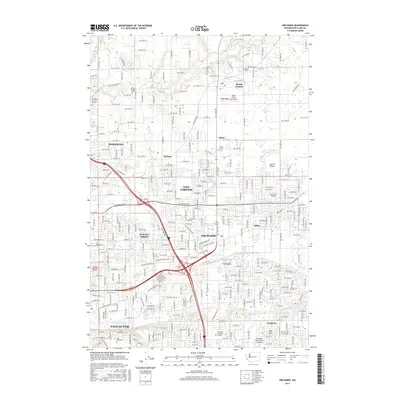 2017 Map of Orchards, 2017 Print