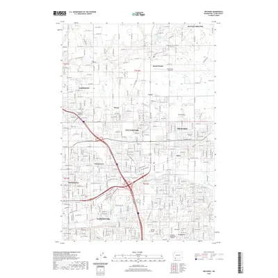 2020 Map of Orchards, 2020 Print
