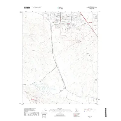 2018 Map of Orcutt, 2018 Print