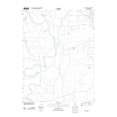2012 Map of Ord Ferry, 2012 Print