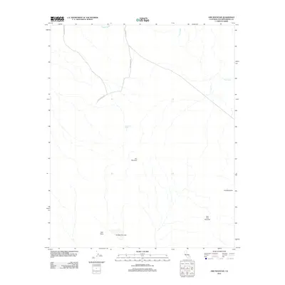 2012 Map of Ord Mountain, 2012 Print