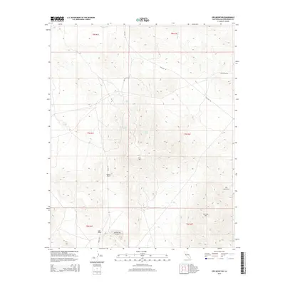 2015 Map of Ord Mountain, 2015 Print