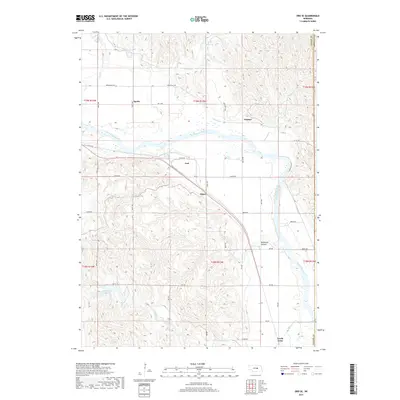 2017 Map of Ord SE, 2017 Print