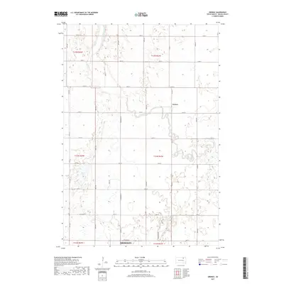 2017 Map of Ordway, 2017 Print
