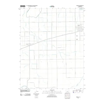 2010 Map of Ordway, 2010 Print