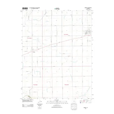 2013 Map of Ordway, 2013 Print