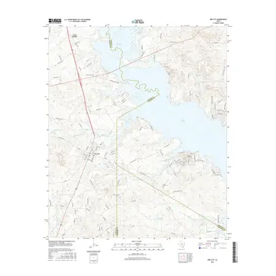 2016 Map of Ore City, 2016 Print