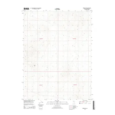 2014 Map of Oreana NW, 2014 Print