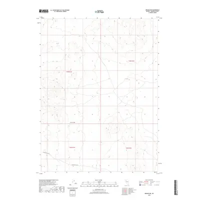 2018 Map of Oreana NW, 2018 Print