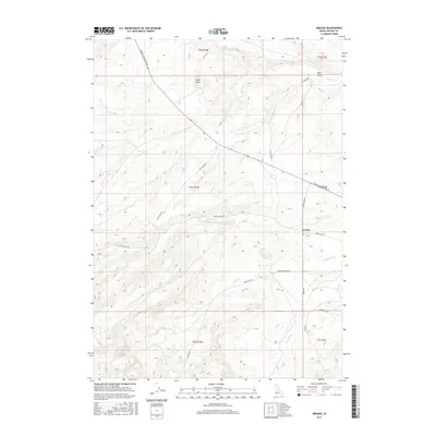 2017 Map of Oreana, 2017 Print