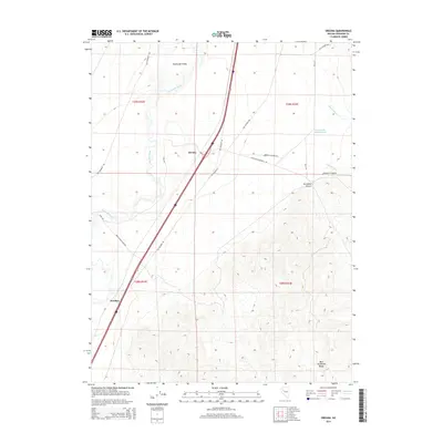 2014 Map of Oreana, 2014 Print