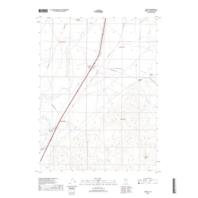 2018 Map of Oreana, 2018 Print