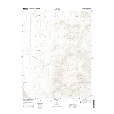 2014 Map of Oreana Spring, 2014 Print