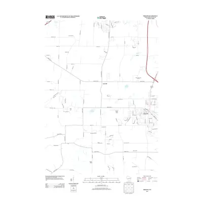 2013 Map of Oregon, 2013 Print