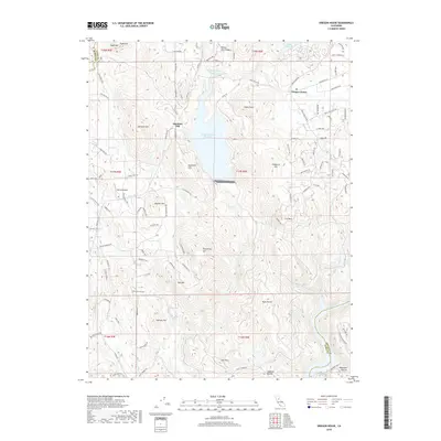 2018 Map of Oregon House, 2018 Print