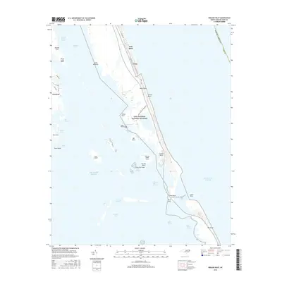2016 Map of Oregon Inlet, 2016 Print