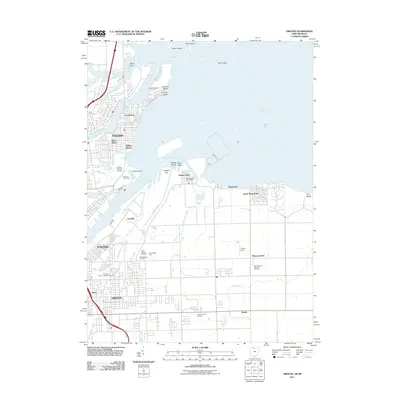2011 Map of Oregon, 2011 Print