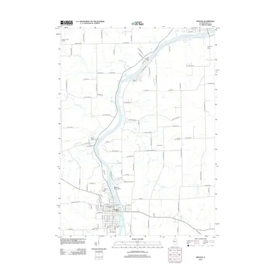 2012 Map of Oregon, 2012 Print