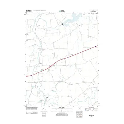 2011 Map of Oregonia, 2011 Print