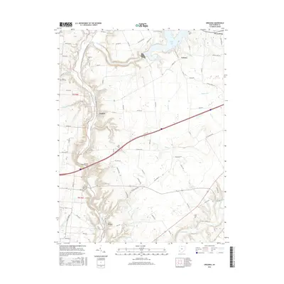 2016 Map of Oregonia, 2016 Print