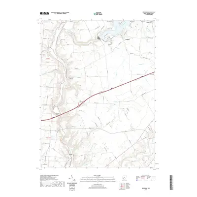 2019 Map of Oregonia, 2019 Print