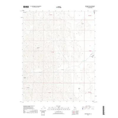 2018 Map of Orestimba Peak, 2018 Print