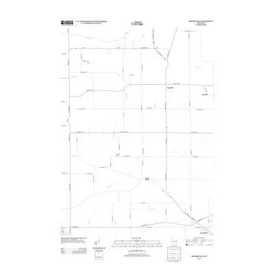 2013 Map of Orfordville, 2013 Print