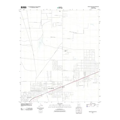 2010 Map of Organ Peak NW, 2010 Print